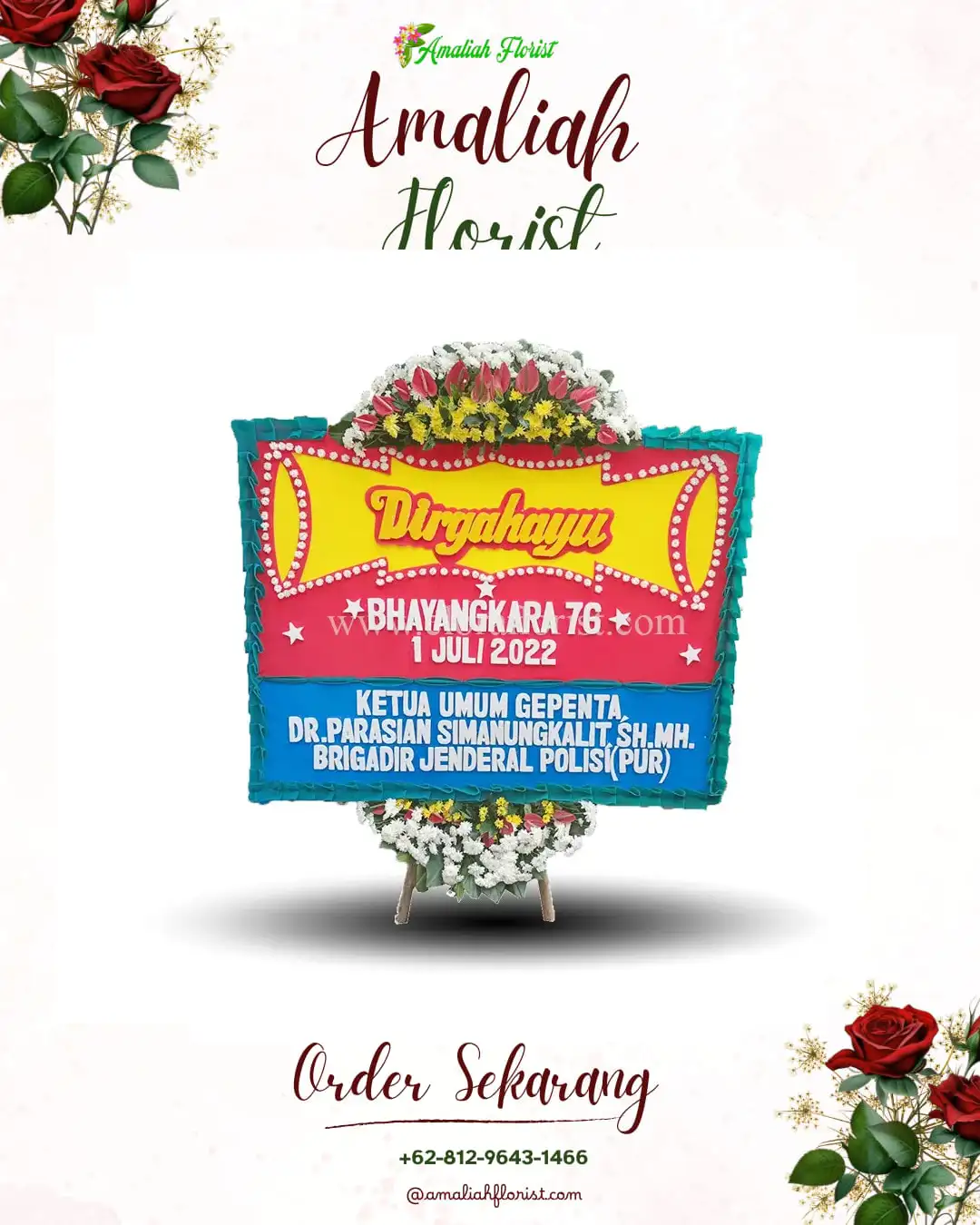 Papan Bunga HUT Ulang Tahun Jenggrong